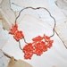 lace necklace : MAEJA, papaya