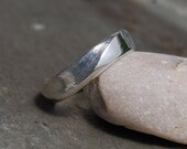 Curved Forged Band 5 to 8 in sterling 5mm wedding