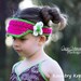 Her SASSY SUN VISOR with Flower (Ready to Ship)