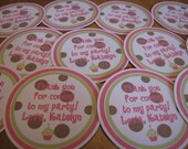 Cupcake Theme 1.5" or 2" stickers - You choose the colors
