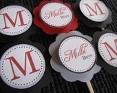 Its Twins Cupcake Party Picks - You choose the color and theme