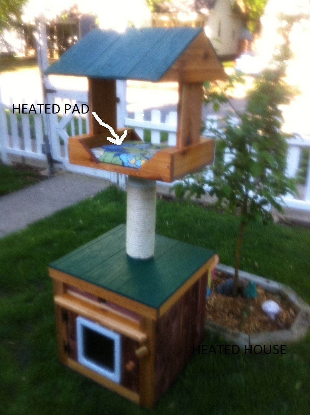 Heated Outdoor Cat House heated cedar heated loft by stabob