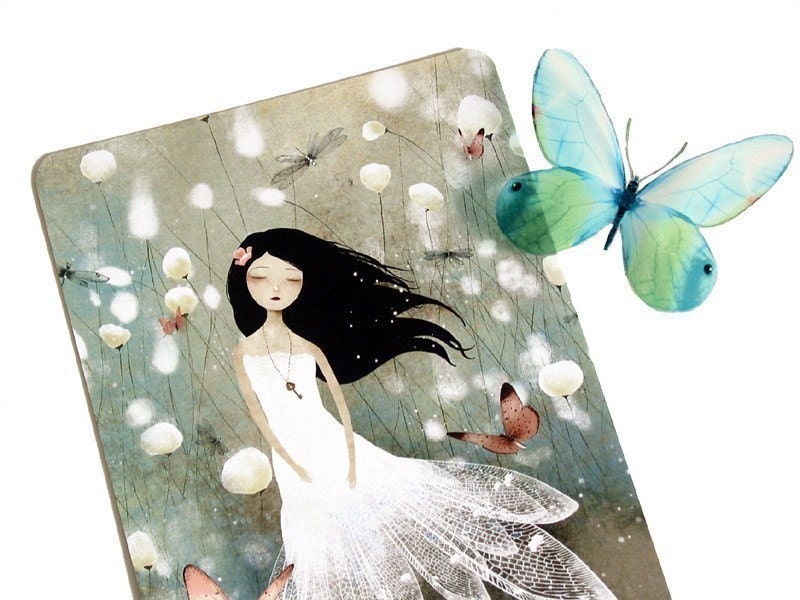 Blue Field Memories - Postcard