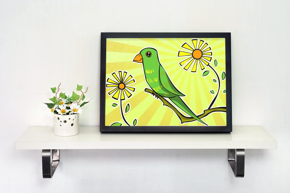 Custom Pet portrait from your photos Exotic Birds Parrots Lorikeet Parakeet