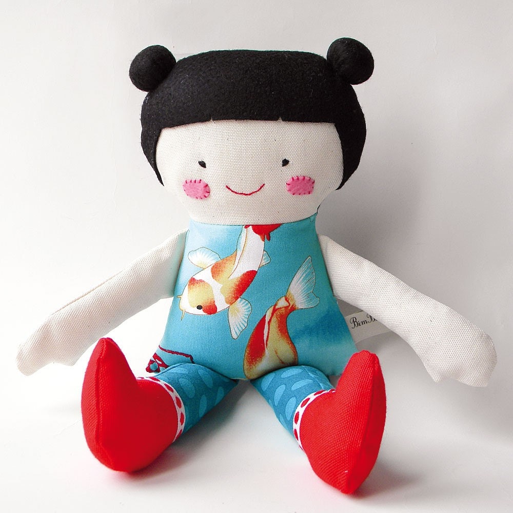 Banana plush sushi doll