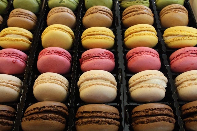 Paris French Macarons for Sale - 8x10 Fine Art Photograph - Paris Photography - Food Photography - Pink and Green - Kitchen Art