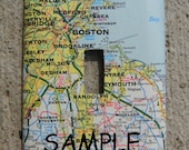 Choose Your Destination Custom Road Map Light Switch Plate Cover