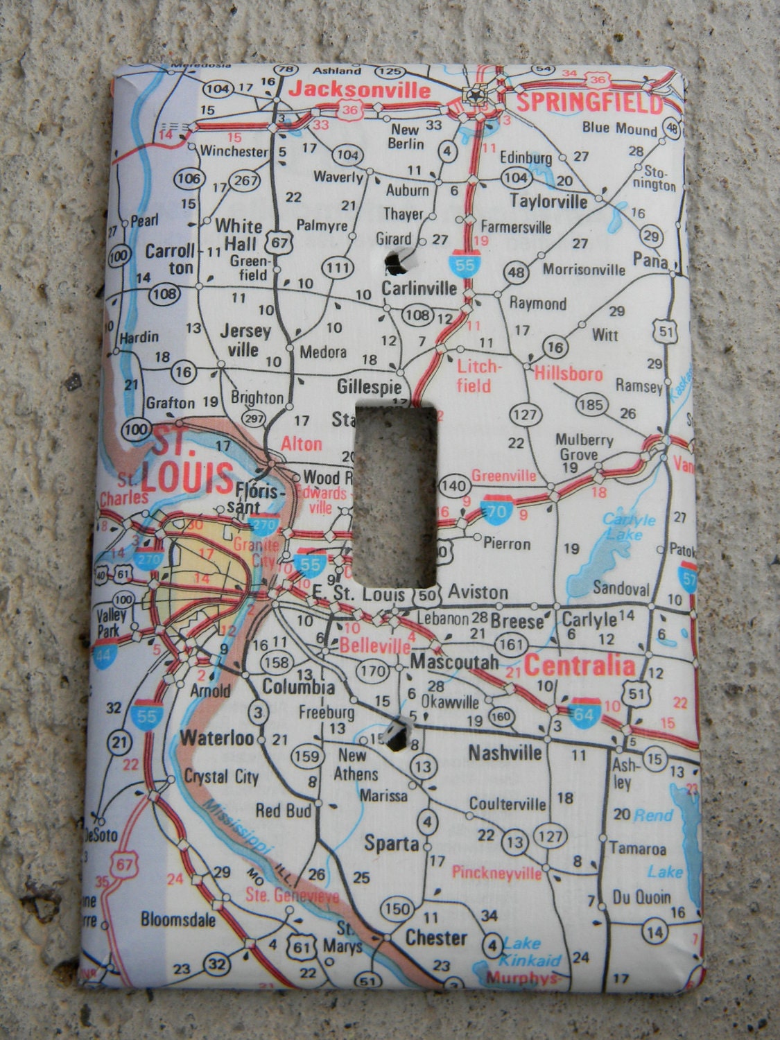 Street map Springfield Illinois