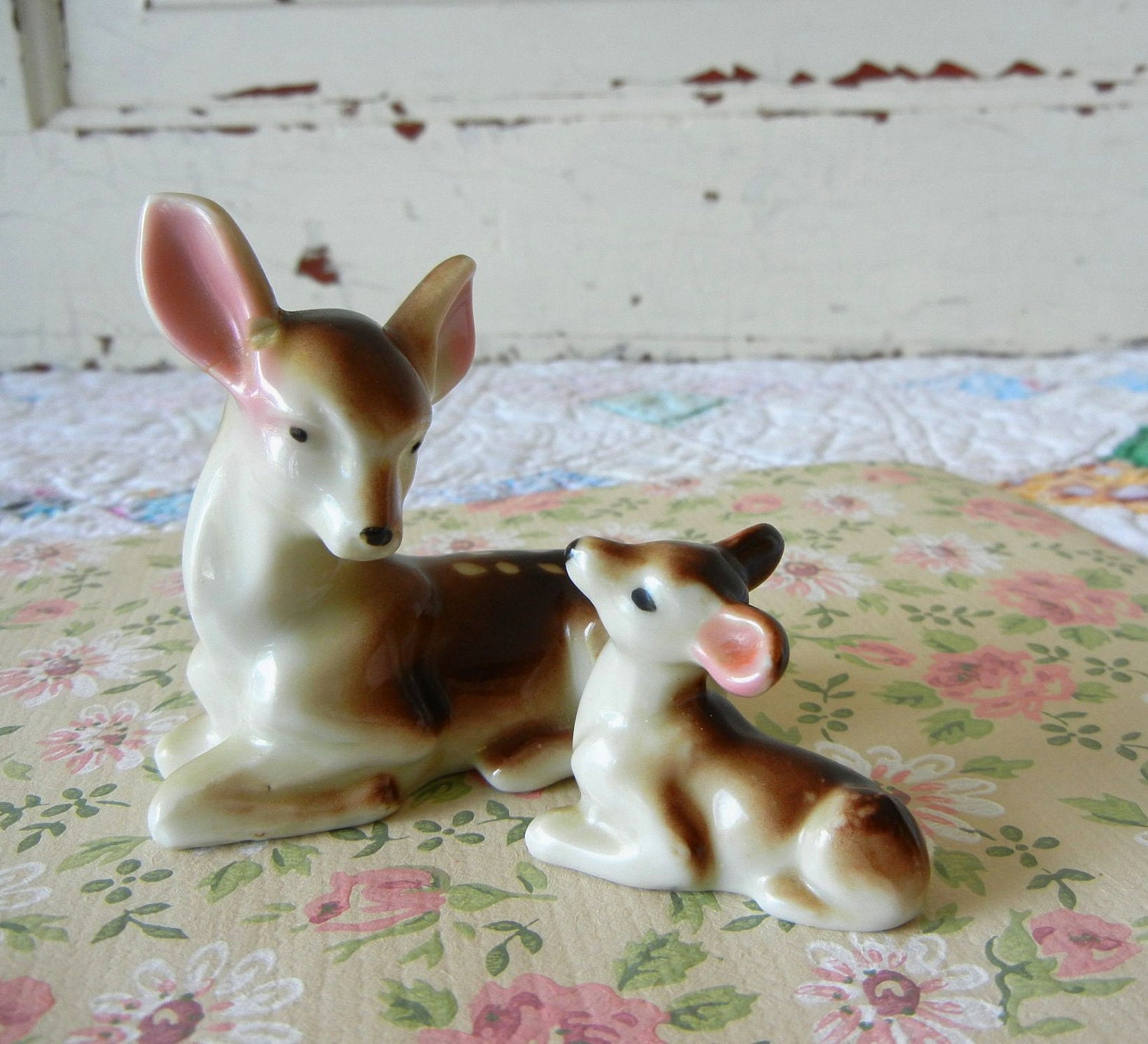 porcelain deer family