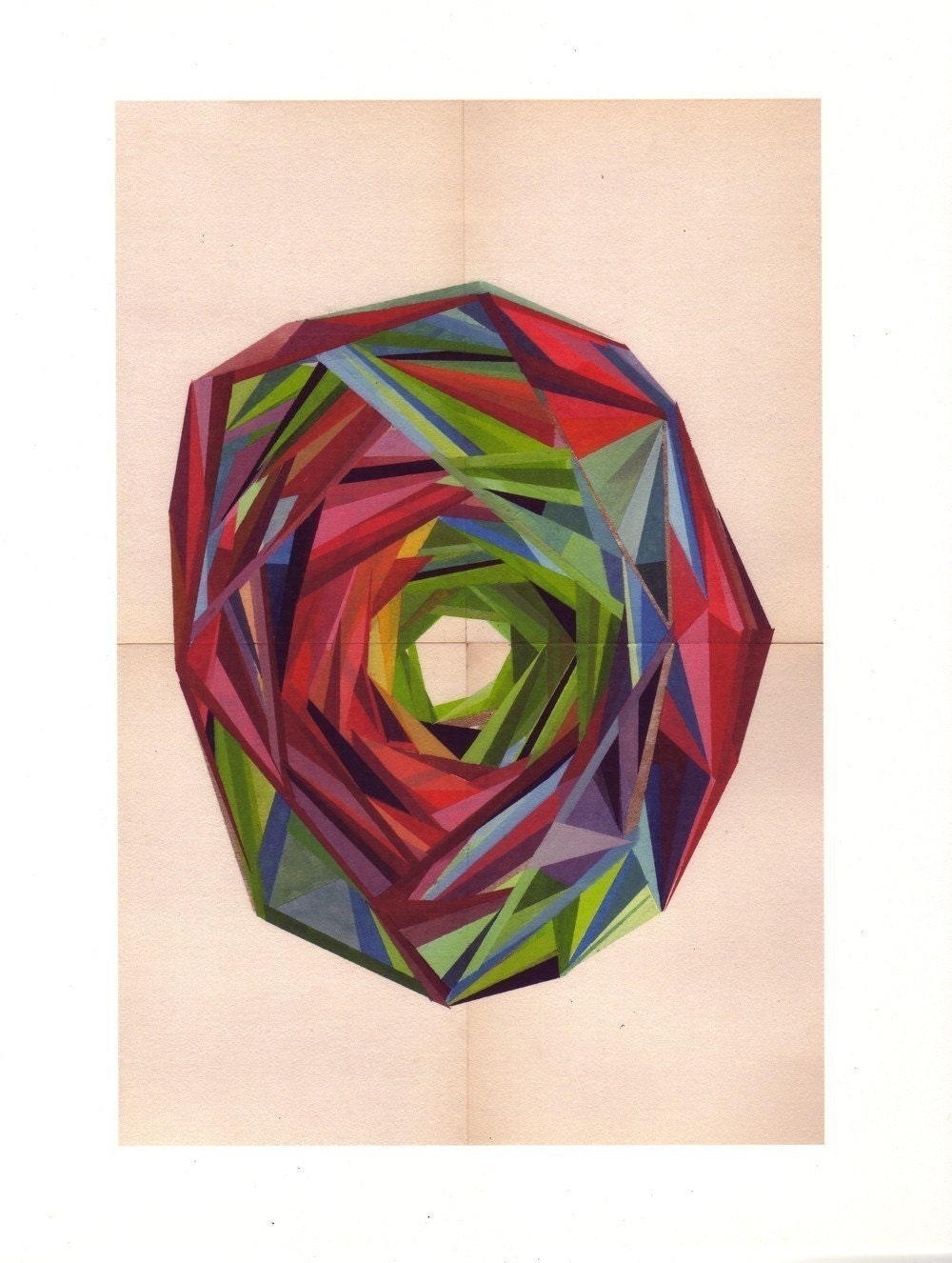 archival art print, RAINBOW  13 x 19
