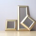trio vintage gold gilded mirrors, hollywood regency decor