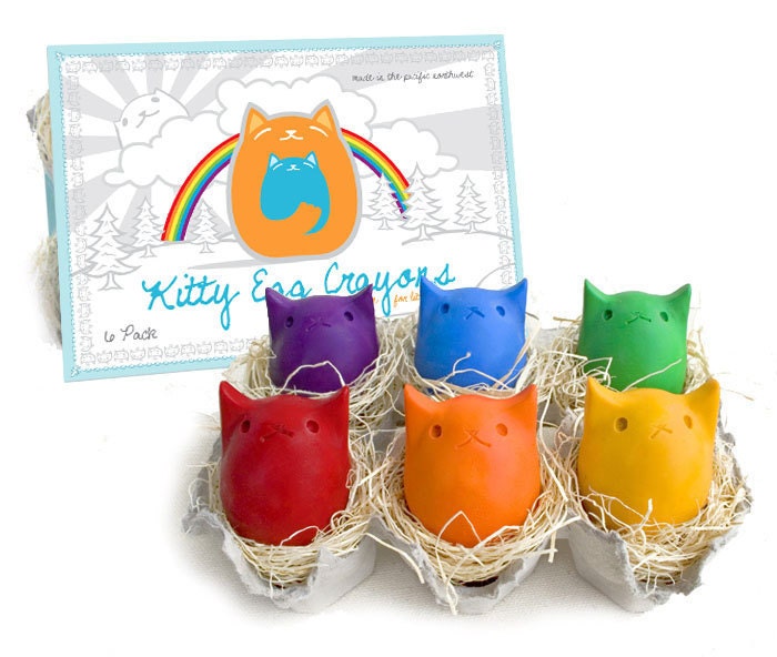Babys First Colors - All Natural Soy & Beeswax Crayons - 6 set