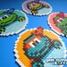 Set of 4 Teenage Mutant Ninja Turtles Bead Sprite Coasters