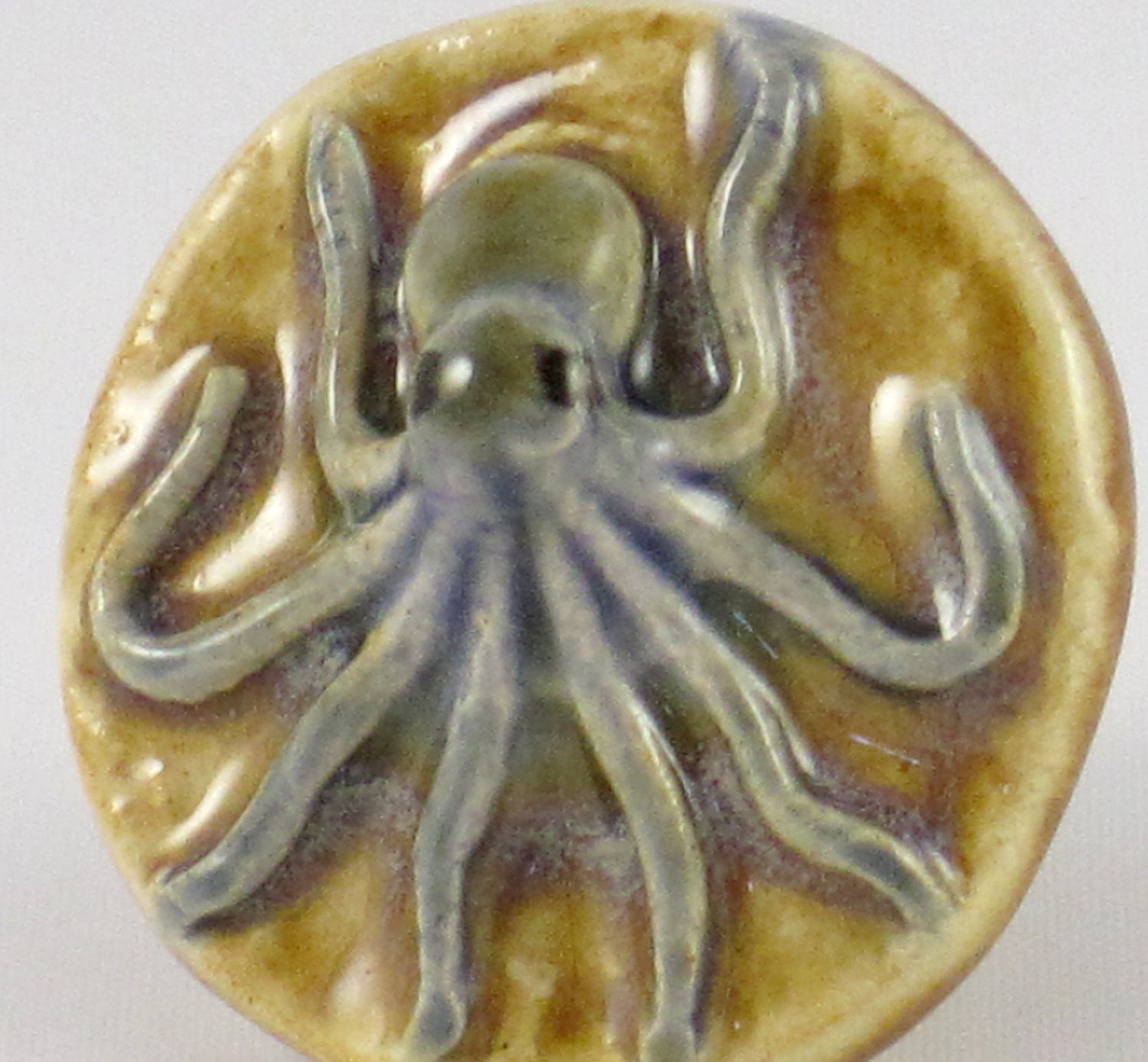 Octopus Drawer Pull and Cabinet Knob - Creamy Caramel