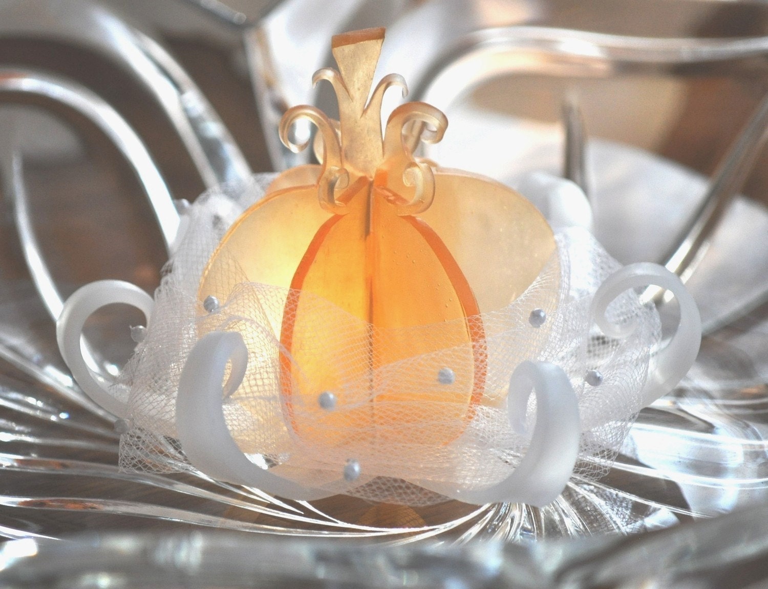 Unique Wedding Favor, Fairy Tale Pumpkin SOAP, Princess Party, Cinderella Party Favor, Decorative Soaps -3 inch