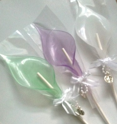 Calla Lily SOAPS Gift Set, Party Favors, Bridal Shower Favors, Wedding Favors, Unique Favors - 10 inch