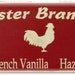 Old Rooster Brand Coffee primitive wood sign