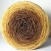 Sock Garden Party Cake - Hand Painted Tonal Yarn - Latte to Chocolate Browns