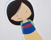 Princess Party - Set of 10 Mulan Favor Tags by The Birthday House Il_170x135