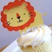 Circus Birthday Party - Big Top Circus Cupcake Toppers, Set of 12