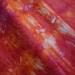 Hand Dyed Fabric Hemp Organic Cotton Fuchsia Orange