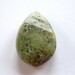Green Chrysoprase Huge 47MM X 42MM Step Cut Faceted Teardrop Briolette - One Focal Bead - Gemstone Bead - Reduced From 17.70