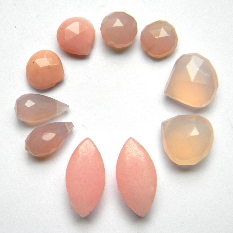 Earring Pair Collection --- Set Number 58 --- Pink Collection - Gemstone Beads