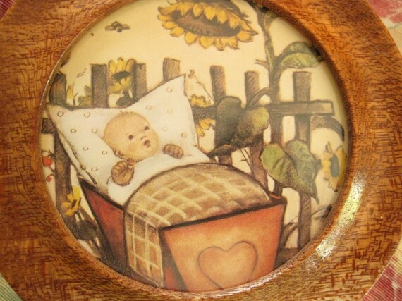 Vintage Hummel Music Box Baby's Room Wall Mounted by FindMeAMemory