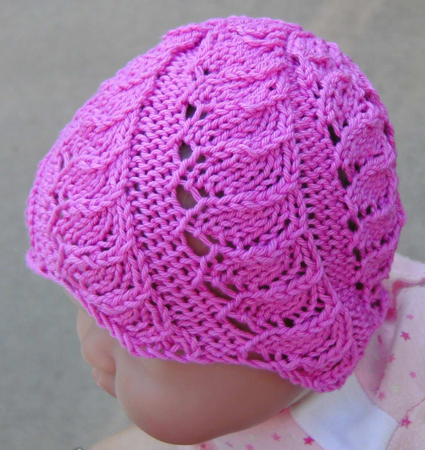 Pink Hat Newborn Baby NB Infant Cap Beanie Cotton