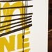 Let The Sun Shine In - screenprinted poster