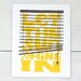 8x10 screenprinted poster - Let The Sun Shine In
