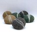 Felted Rocks, pebbble stones wool felt home decor natural river woodland colorful beach cottage handmade dude housewarming gift Earth woolly