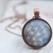 Wearable Art Photo Art jewelry Dandelion pendant for children and adults . Vintage white gift