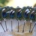 5 Wedding Hairpieces, Bridesmaid Gifts, Peacock Hair Accessories, Bridesmaid Hair Accessories - cerulean royal blue, hunter emerald green