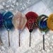 Hair Pins - Peacock Feather Hair Pin - Set of Two - YOU CHOOSE - ready to ship - purple, turquoise, ivory, red, blue, yellow,