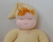 Baby Penny -  Yellow Sweetheart Baby - Waldorf Doll