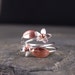 Plumeria Adjustable Ring, Copper leaf and Plumeria flower, Gifts for Her, Gifts under 50, Last one, Ready to ship