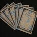 French Red Ochre, French Yellow Ochre, and Prussian Blue Book Plates with French Curl Pattern
