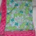 Ladies Scarf Made with Lilly Pulitzer Alberta Gator Fabric