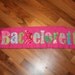 Bachelorette Party Sash made with Lilly Pulitzer Fabric