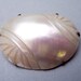 SALE ---- Antique Mother of Pearl Carved Brooch
