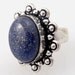 Size 6 Vintage Arabian NIghts Lapis and Sterling Ring