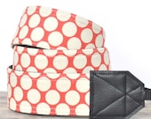 MADE TO ORDER - Camera Strap - Amy Butler Full Moon Red
