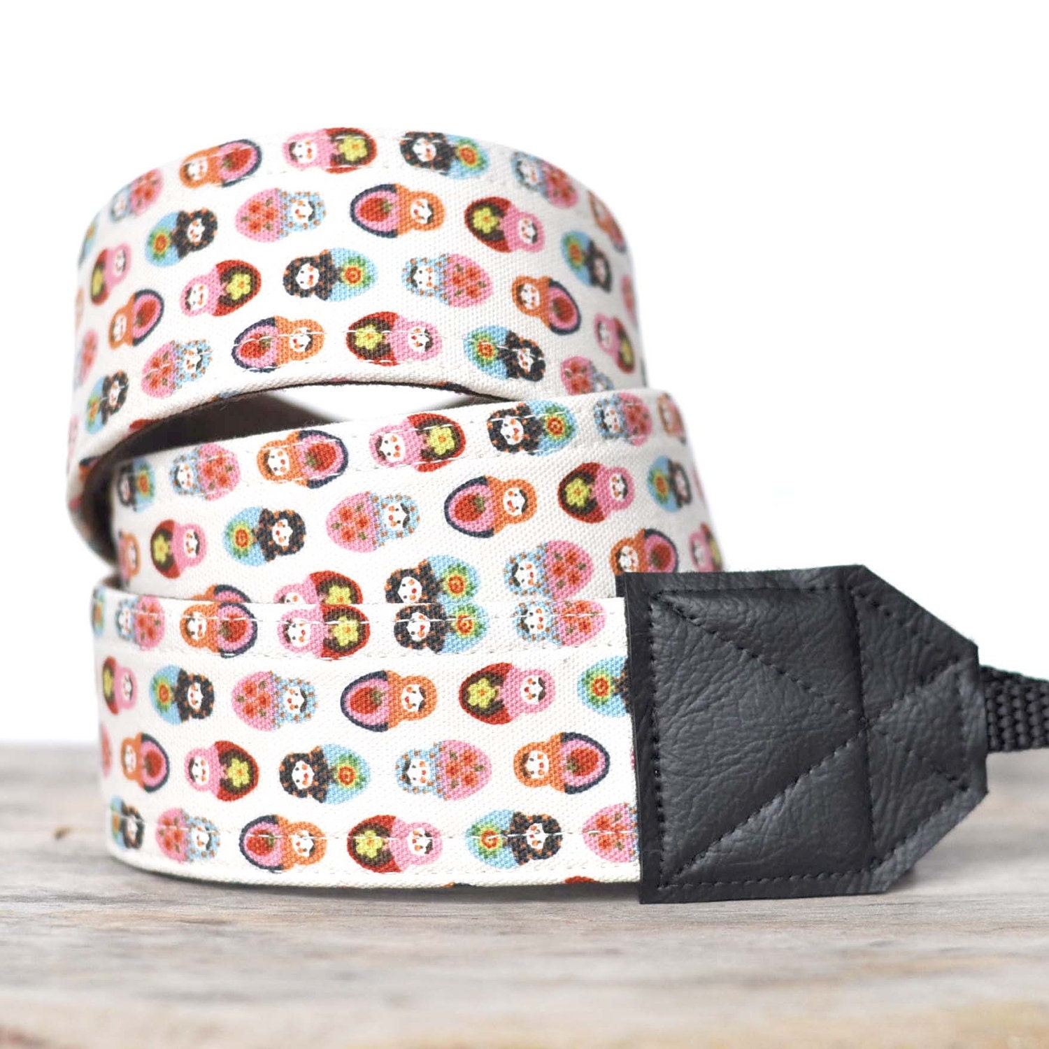 MADE TO ORDER - Camera Strap - Matryoshka Dolls