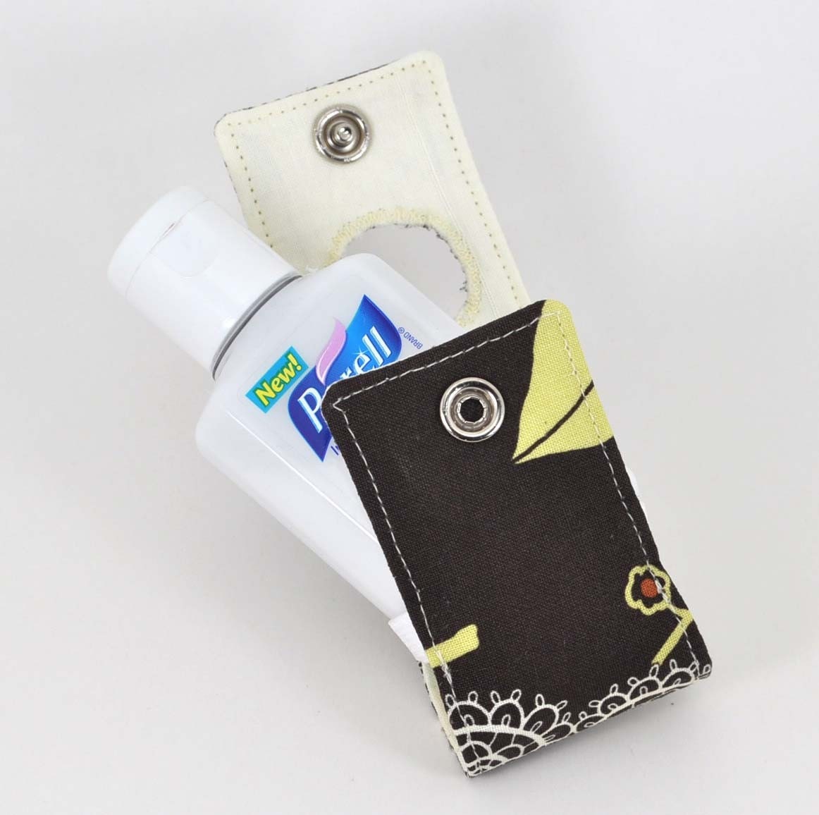 Keychain Hand Sanitizer Holder by RhyahPapaya on Etsy