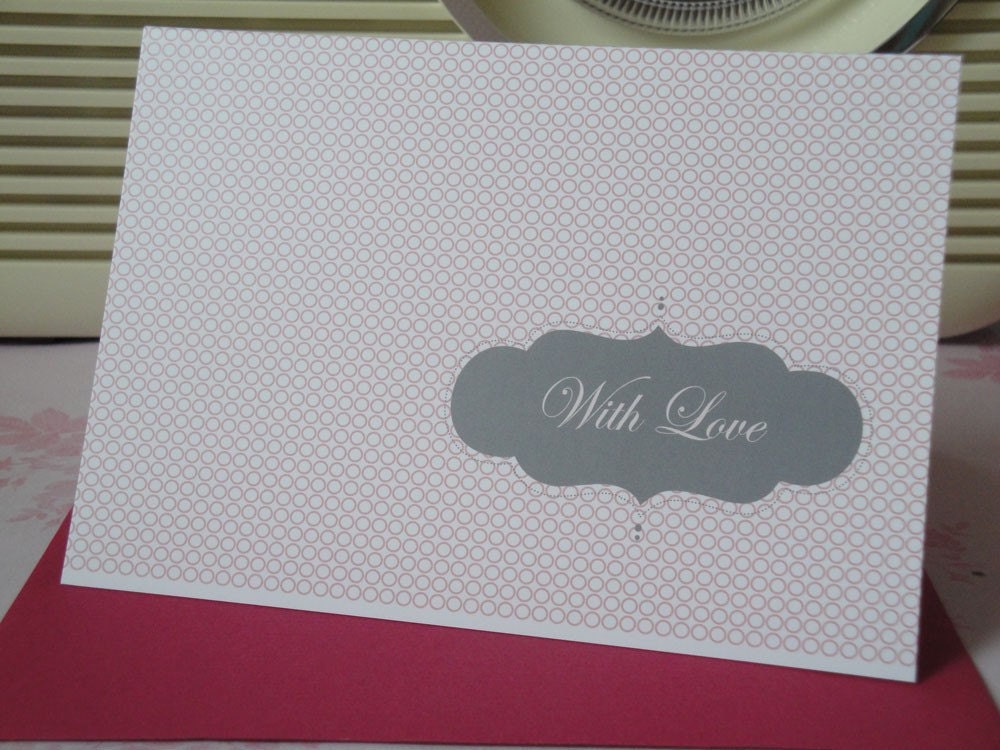 With Love cards - set of 10
