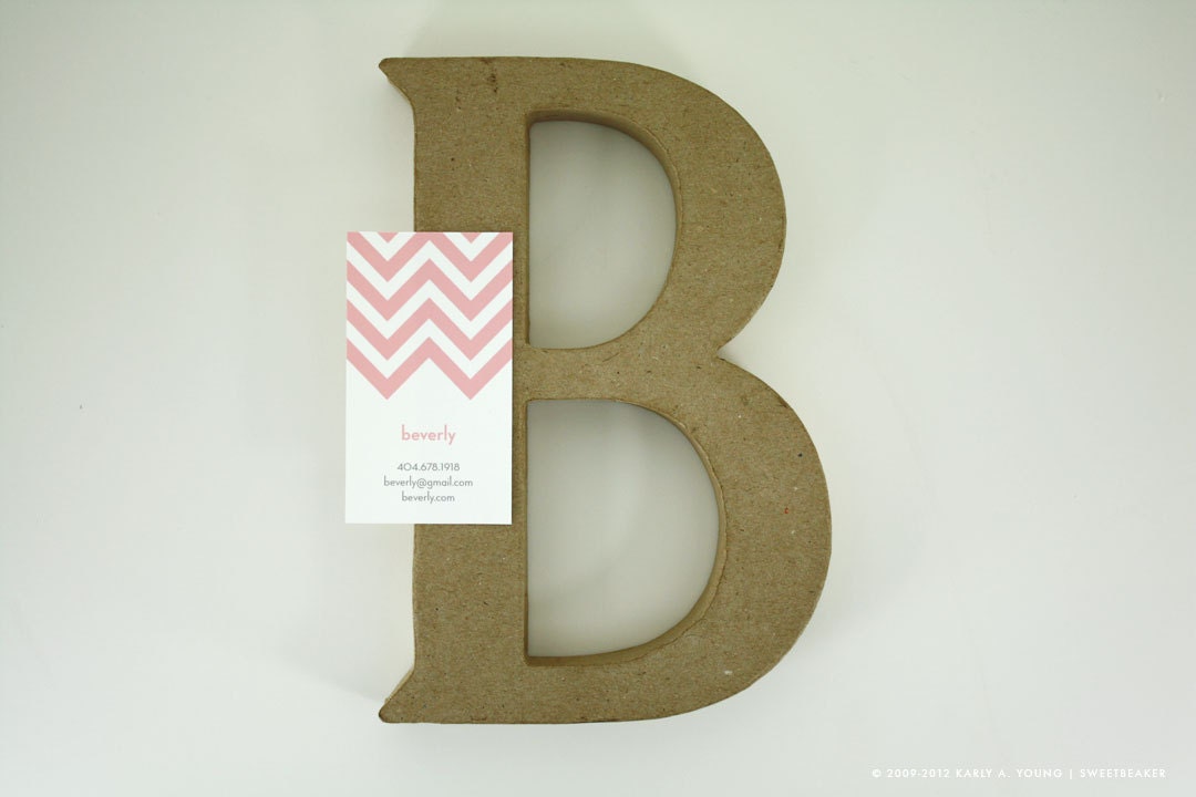 Chevron Calling Cards