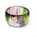 XL SUPER CHUNKY Custom Personalized Keepsake Photo Bangle Bracelet, Resin, embedded photographs, personalized, custom, by Buy My Crap