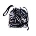 Sock Knitting Bag Drawstring Project Bag Hexipuff Small Wip Bag Crochet Supplies - Osteology Bones Human Animal Taxidermy