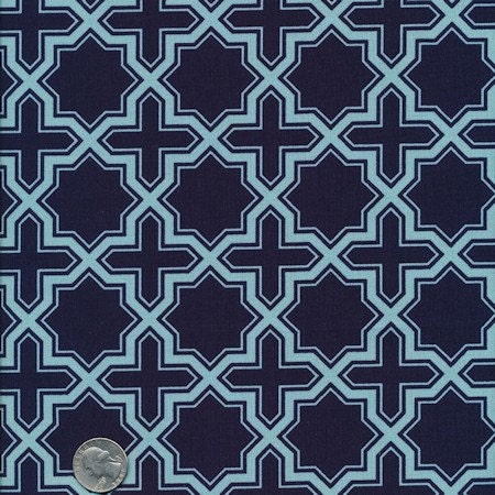 1 Yard  - Joel Dewberry Modern Meadow - Nap Sack Tonal Geometric JD39 Lake Quilt Fabric